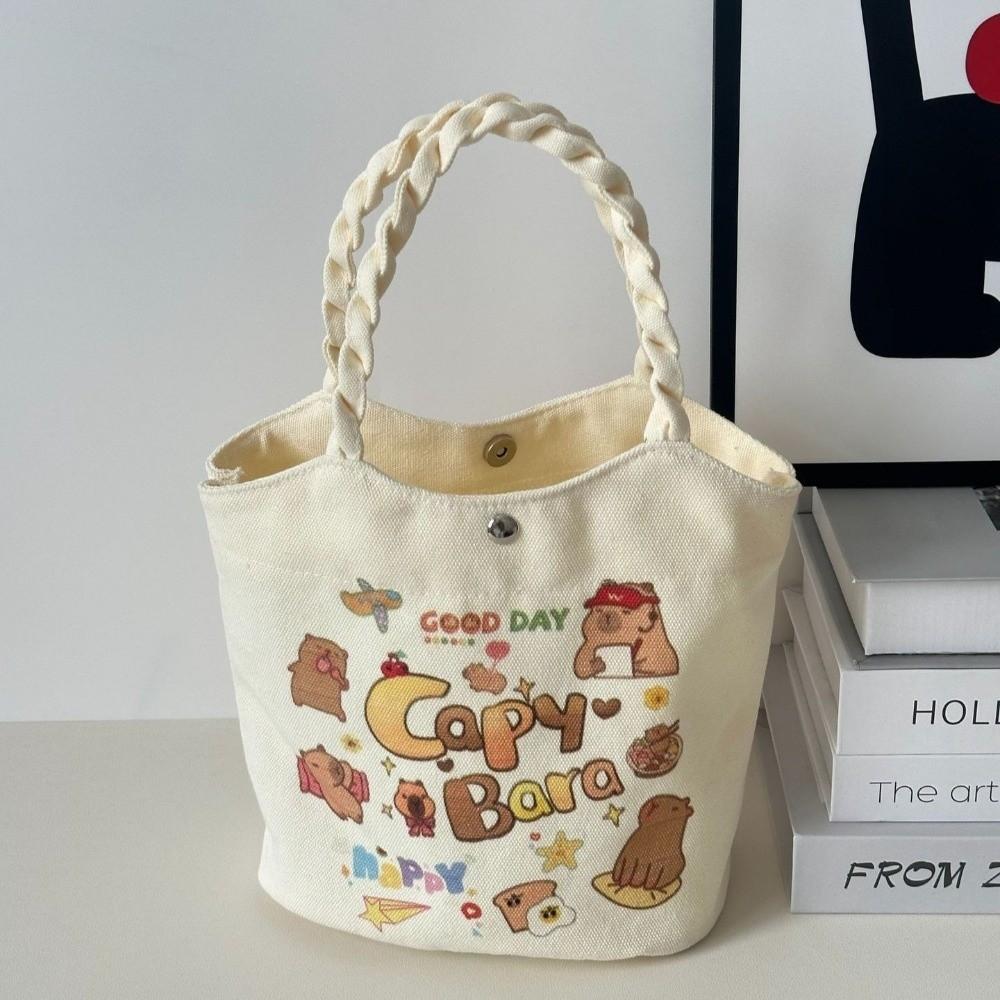 Cute Cartoon Prints Tote Bag Canvas Large Capacity Lunch Bag Colorful Storage Bag
Cute Cartoon Prints Tote Bag Canvas Large Capacity Lunch Bag Colorful Storage Bag
