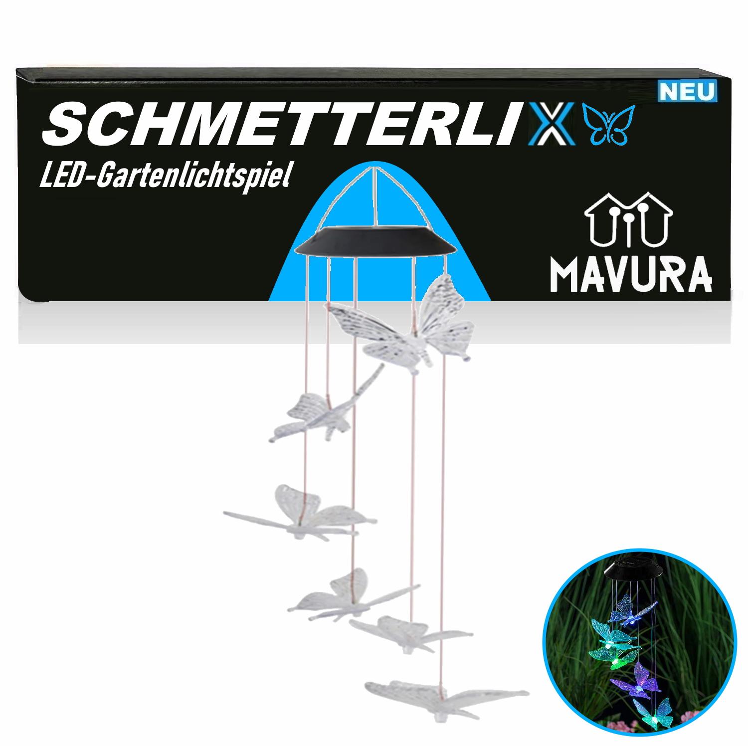 SCHMETTERLIX Сонячний світлодіодний музичний вітер Сонячна зміна кольору Метелики Світлова гра
SCHMETTERLIX Сонячний світлодіодний музичний вітер Сонячна зміна кольору Метелики Світлова гра
