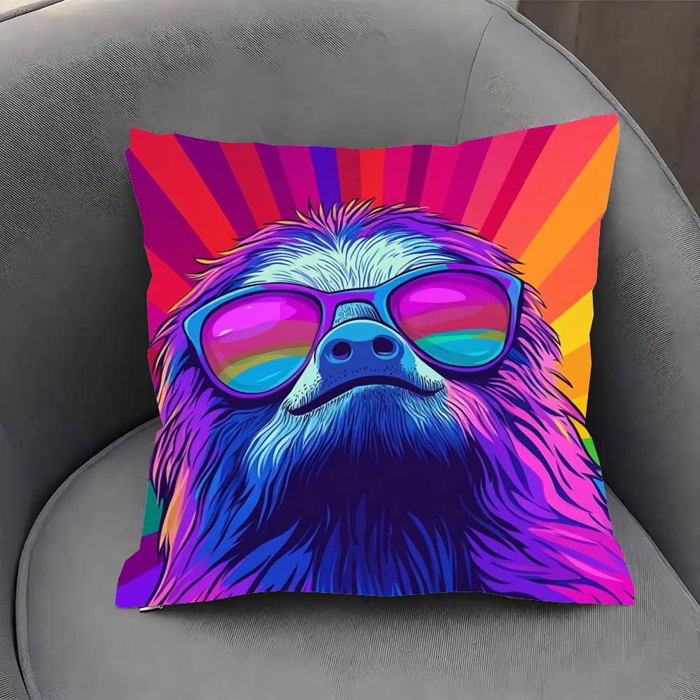 Funny Sloth DJ Pillow Case Sofa Cushion Cover Room Home Decoration 12x12Inch
Funny Sloth DJ Pillow Case Sofa Cushion Cover Room Home Decoration 12x12Inch