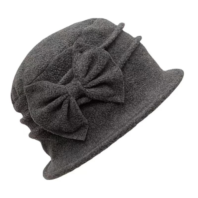 Womens Bell Beret Hat French elegant Vintage Floral Fleece Cloche Hat Classic Winter 1920s Bucket Hat 57-59CM сірий
Womens Bell Beret Hat French elegant Vintage Floral Fleece Cloche Hat Classic Winter 1920s Bucket Hat 57-59CM сірий