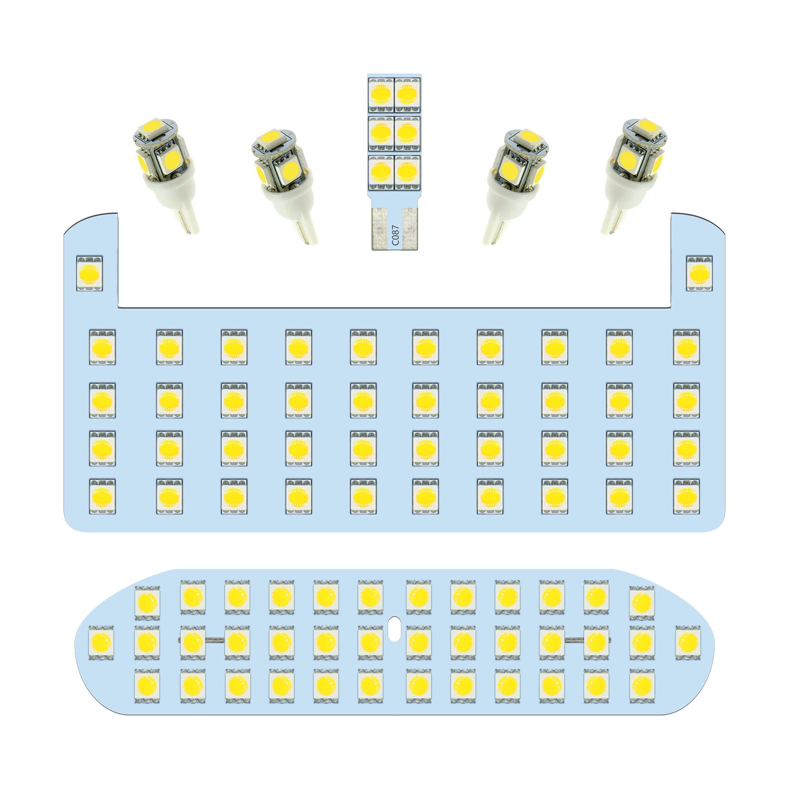 ZXREEK Aqua LED Лампа для салона Aqua Серия NHP10 Модель позднего выпуска Внутреннее освещение Специально разработано TOYOTA AQUA NHP10 Внутреннее освещение Высокая яркость 6000K Белый белый
ZXREEK Aqua LED Лампа для салона Aqua Серия NHP10 Модель позднего выпуска Внутреннее освещение Специально разработано TOYOTA AQUA NHP10 Внутреннее освещение Высокая яркость 6000K Белый белый