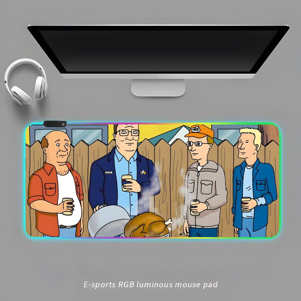 King Of The Hill Mouse Pad RGB Gaming Mouse Pad Desk Mat HD Gamer Large LED Light XXL MousePads RGB600x300x3mm
King Of The Hill Mouse Pad RGB Gaming Mouse Pad Desk Mat HD Gamer Large LED Light XXL MousePads RGB600x300x3mm
