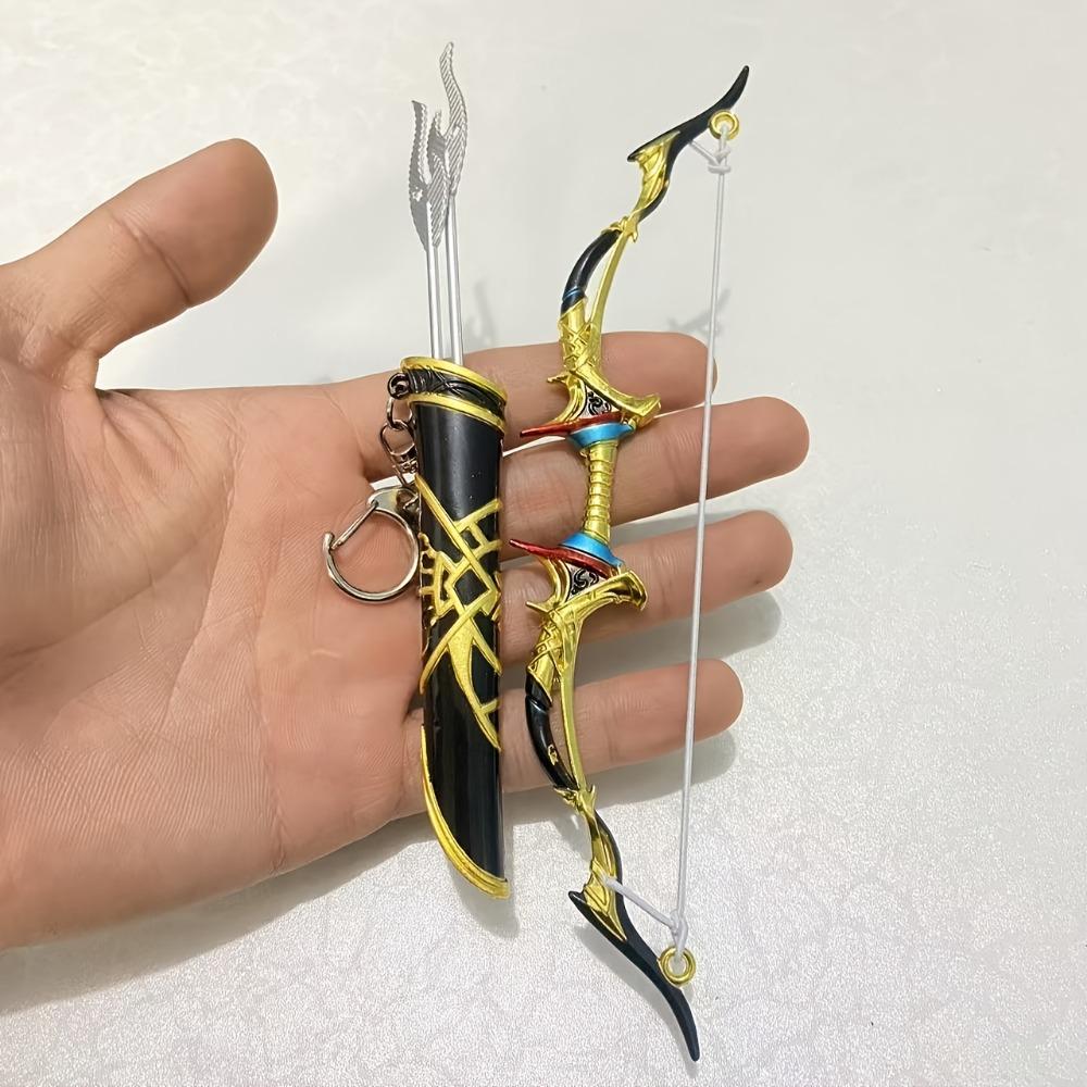 Small Archery Bow Set Hunting Bow Model Metal Material Miniature Sports Plaything Desktop Decoration Keychain For Adults Kids M
Small Archery Bow Set Hunting Bow Model Metal Material Miniature Sports Plaything Desktop Decoration Keychain For Adults Kids M