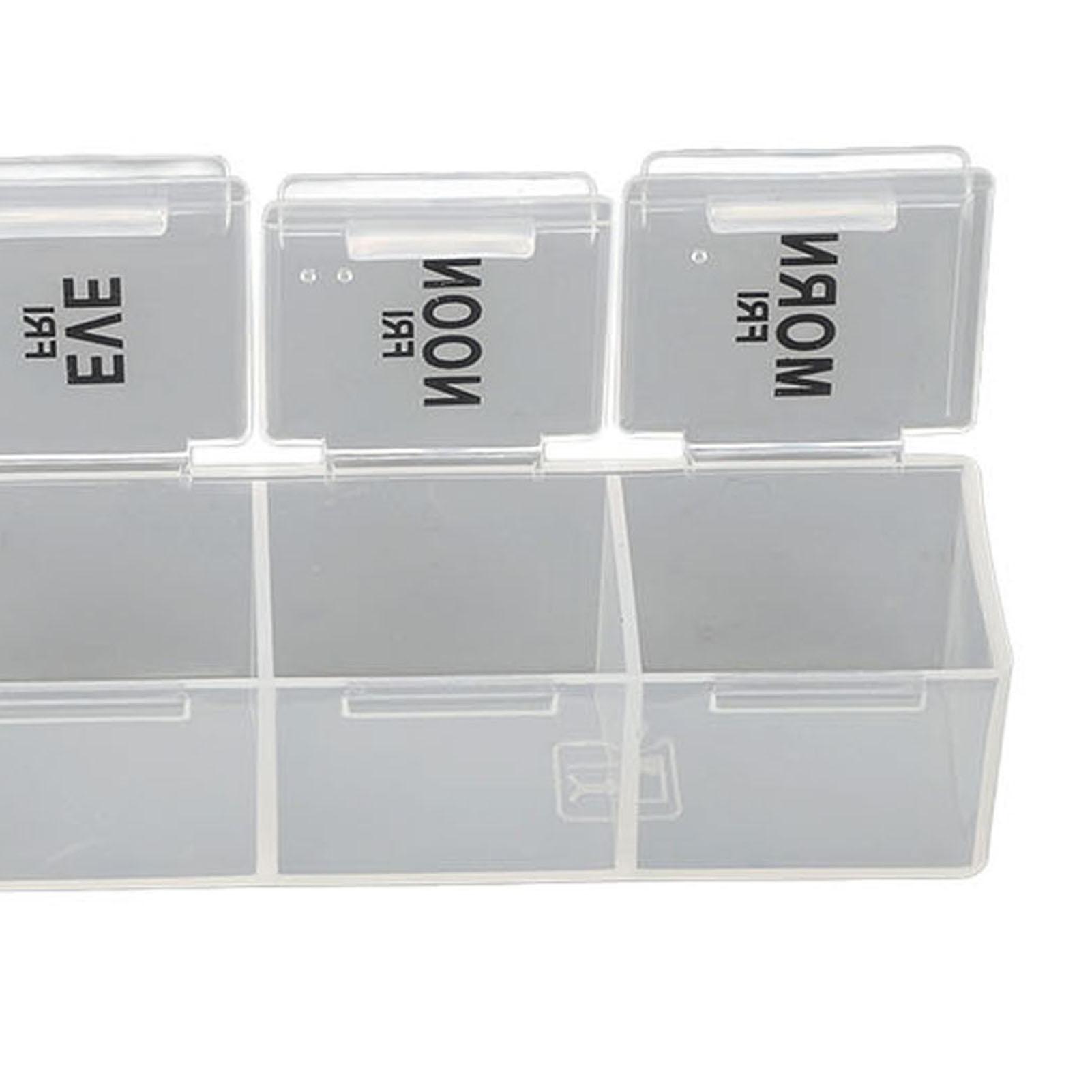 14Pcs Medicine Organizer PU Daily Weekly Large Compartment Box Medicine Case Container for Store Fish Oil Supplement
14Pcs Medicine Organizer PU Daily Weekly Large Compartment Box Medicine Case Container for Store Fish Oil Supplement