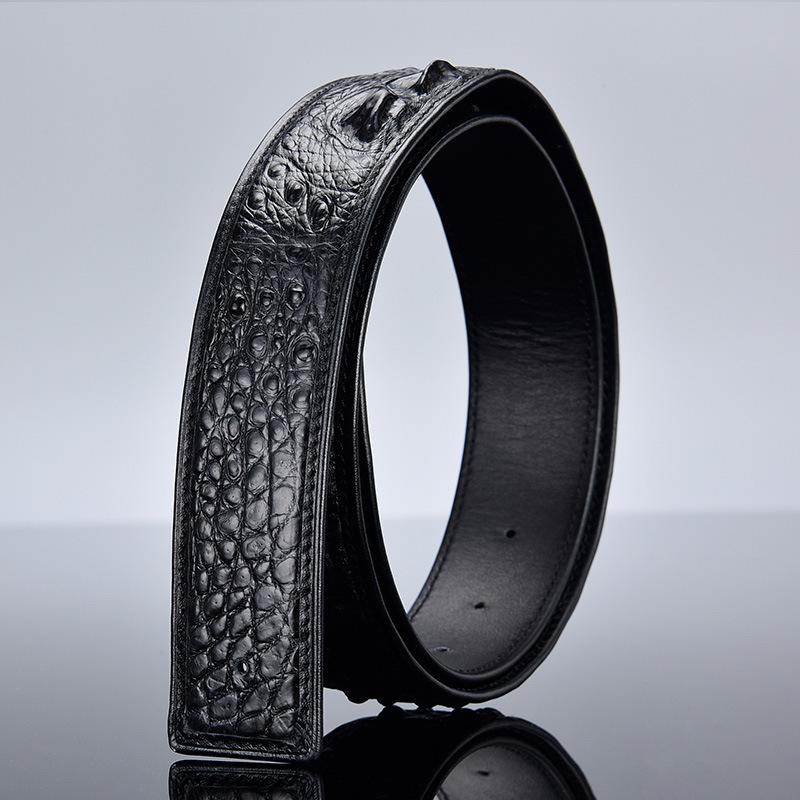 Ремень не берет на себя роль лидера, ремень из крокодиловой кожи, мужской ремень из натуральной кожи, без сращивания, корпус ремня из крокодиловой кости. 100cm чёрный
Ремень не берет на себя роль лидера, ремень из крокодиловой кожи, мужской ремень из натуральной кожи, без сращивания, корпус ремня из крокодиловой кости. 100cm чёрный