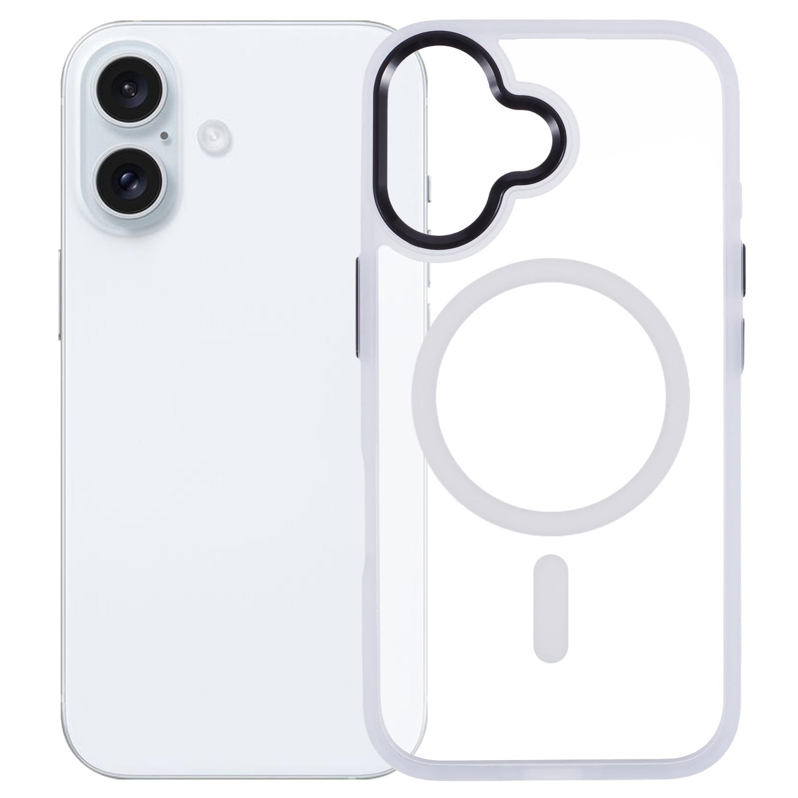 For iPhone 16 Plus Case Drop-Proof PC+TPU Phone Cover Compatible with MagSafe White
For iPhone 16 Plus Case Drop-Proof PC+TPU Phone Cover Compatible with MagSafe White