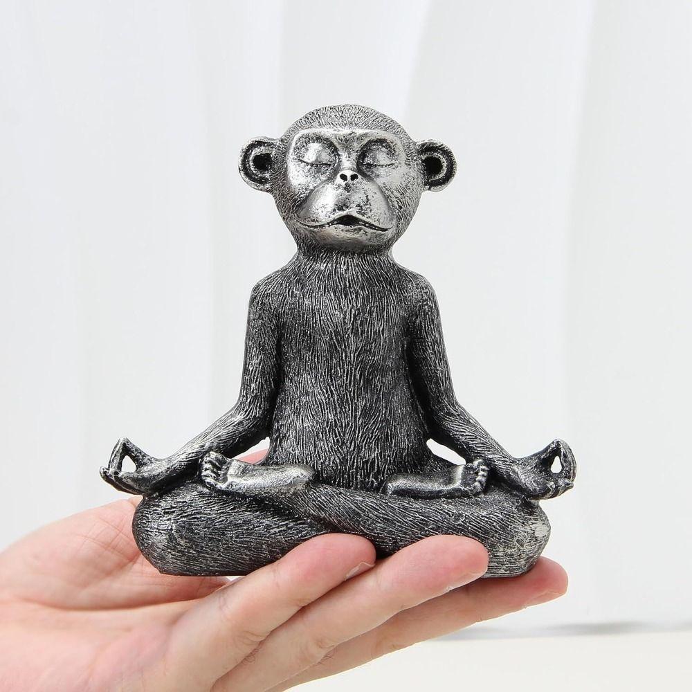 Modern Monkey Statue Resin Animal Miniatures Sculpture Home Decoration Monkey Figurine Entrance сірий
Modern Monkey Statue Resin Animal Miniatures Sculpture Home Decoration Monkey Figurine Entrance сірий