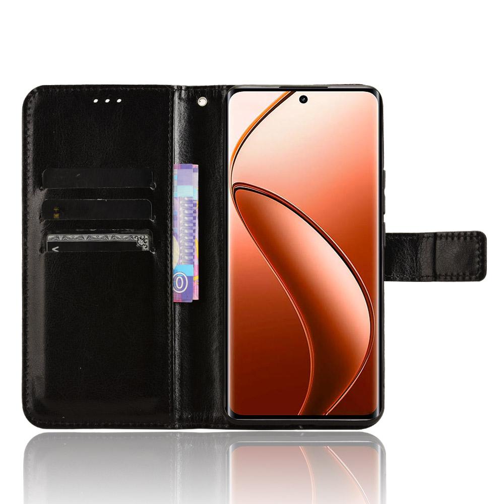 For Realme 12 4G/12+ 5G/Narzo 70 Pro 5G/Narzo 70 5G/P1 5G/13 4G Case PU Leather Crazy Horse Texture Folio Wallet Phone Cover Black
For Realme 12 4G/12+ 5G/Narzo 70 Pro 5G/Narzo 70 5G/P1 5G/13 4G Case PU Leather Crazy Horse Texture Folio Wallet Phone Cover Black