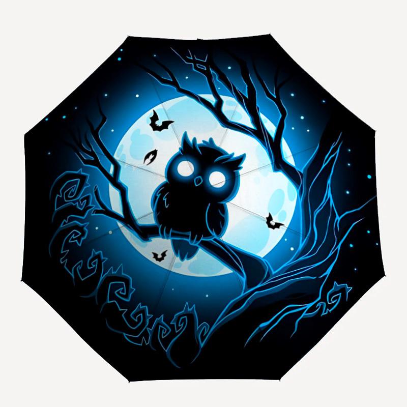 1pc Moonlight Owl Fashionable Auto Opening/Closing Folding Umbrella with 8 Bones, Windproof Portable, Daily Use218
1pc Moonlight Owl Fashionable Auto Opening/Closing Folding Umbrella with 8 Bones, Windproof Portable, Daily Use218
