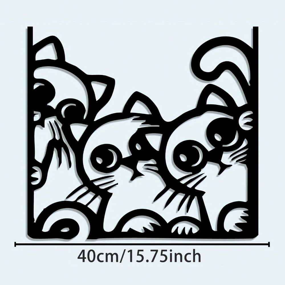 Modern Metal Wall Art Minimalist Statue Mural with Vivid Eyes Durable Wrought Iron Indoor Outdoor Decoration for Living Room Christmas Halloween Home 37x40
Modern Metal Wall Art Minimalist Statue Mural with Vivid Eyes Durable Wrought Iron Indoor Outdoor Decoration for Living Room Christmas Halloween Home 37x40
