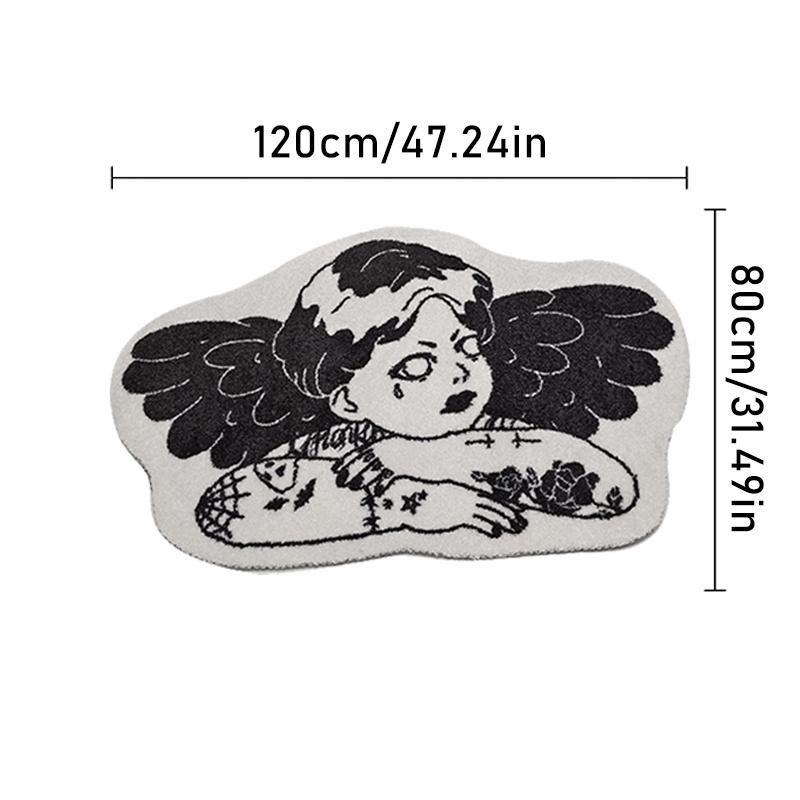 VIKAMA Halloween Decoration Gothic Style Carpet Special-Shaped Carpet Bedroom Carpet Kitchen Rug Waterproof Soft Doormat 50X80CM (1.6X2.6FT білий
VIKAMA Halloween Decoration Gothic Style Carpet Special-Shaped Carpet Bedroom Carpet Kitchen Rug Waterproof Soft Doormat 50X80CM (1.6X2.6FT білий
