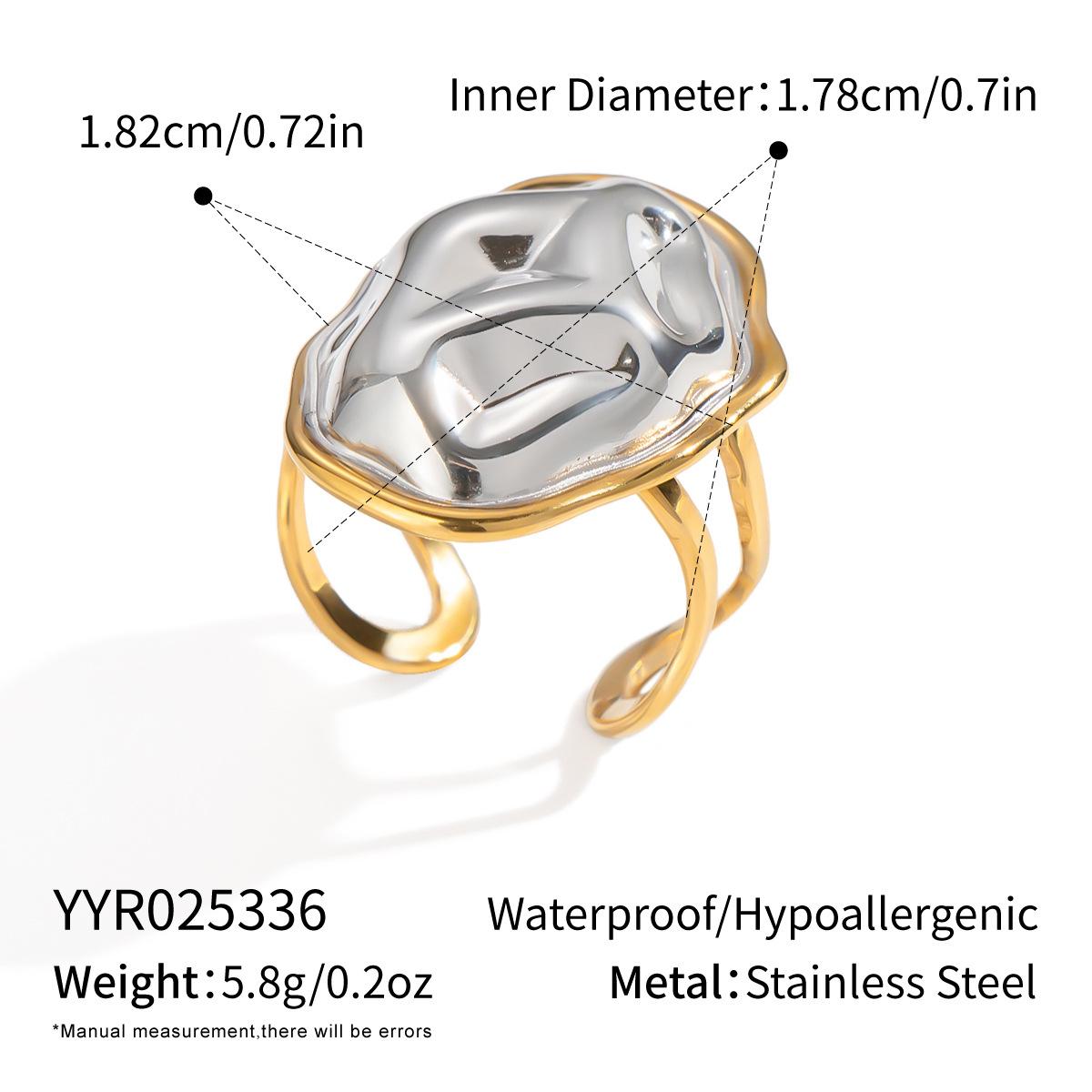 Stainless Steel Geometric Jewelry Set Women Hammered Texture Earrings Ring Accessories Luxury Non Fading Party Exquisite Jewelry
Stainless Steel Geometric Jewelry Set Women Hammered Texture Earrings Ring Accessories Luxury Non Fading Party Exquisite Jewelry