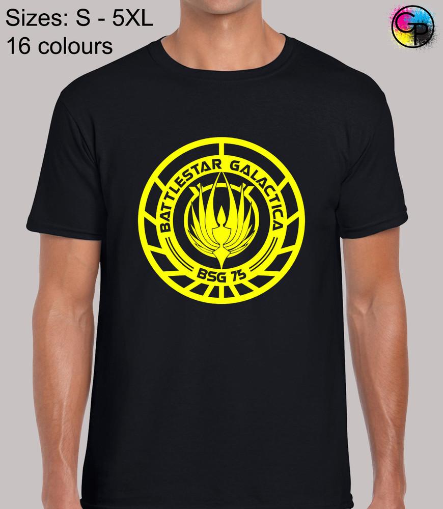 Battlestar Galactica Sci Fi Movie Film Inspired Novelty T-Shirt Top for Men XL
Battlestar Galactica Sci Fi Movie Film Inspired Novelty T-Shirt Top for Men XL