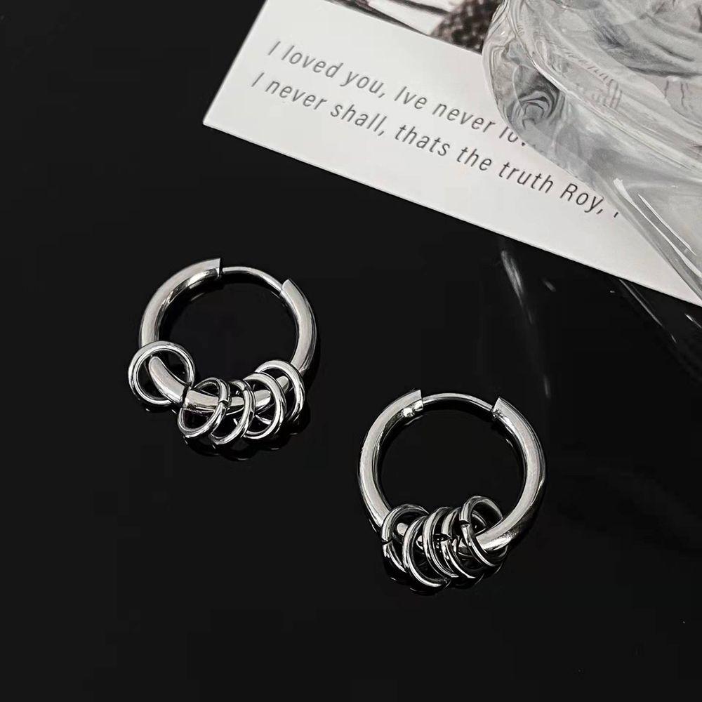 Steel Round Pendent Hiphop Women Hoop Earrings Stud Earrings Ear Jewelry Korean Dangle Earrings срібний
Steel Round Pendent Hiphop Women Hoop Earrings Stud Earrings Ear Jewelry Korean Dangle Earrings срібний
