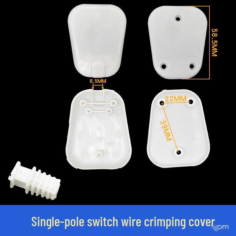 Universal Electric Blanket Controller: Single/Double Switch, Wiring Box & Crimping Terminal Cover
Universal Electric Blanket Controller: Single/Double Switch, Wiring Box & Crimping Terminal Cover