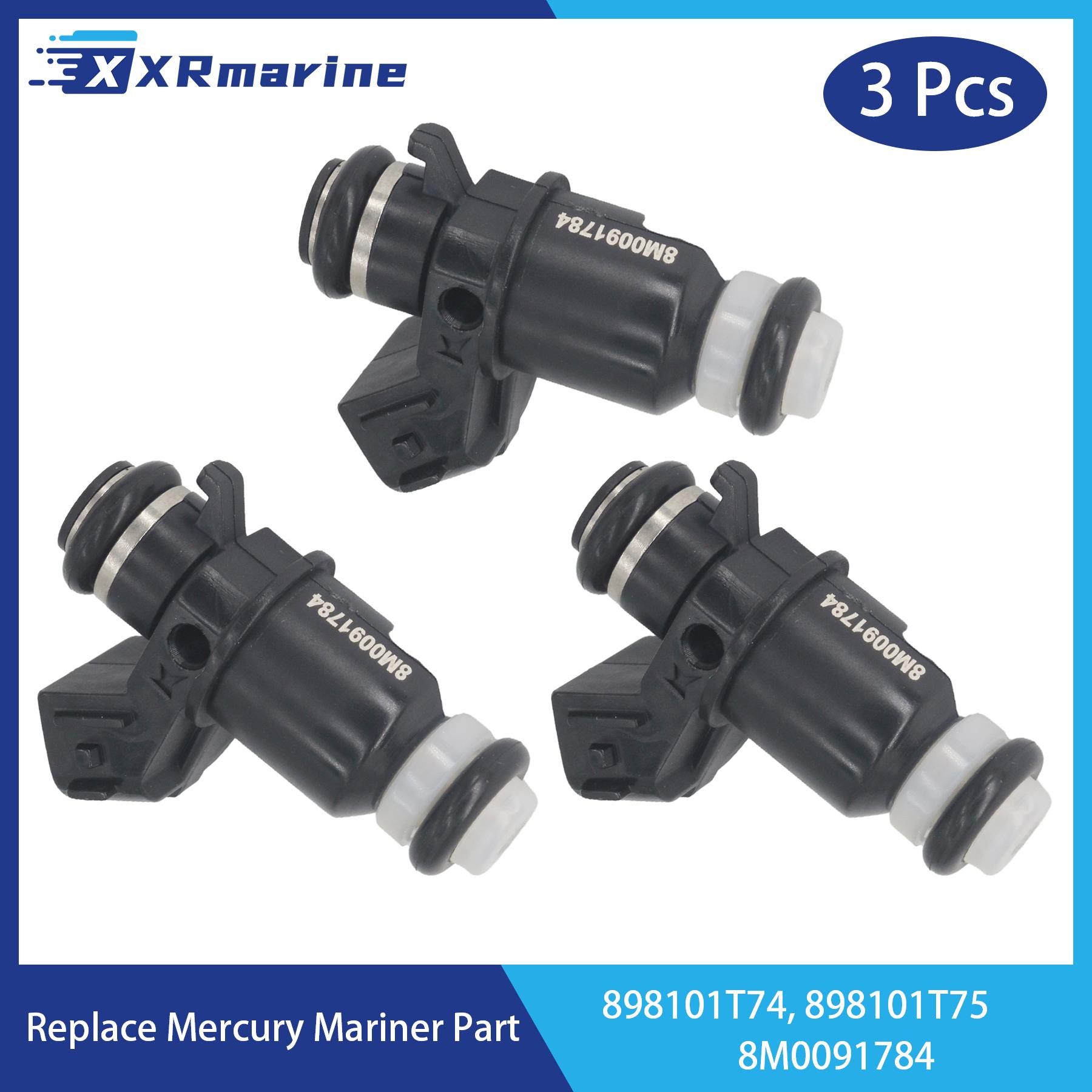 3 Pcs Fuel Injectors 6 Holes 8M0091784 for Mercury Mariner 15 25 30 HP EFI JET 4-Stroke Outboard Engine 898101T75 898101T74 3 Pcs 8M0091784
3 Pcs Fuel Injectors 6 Holes 8M0091784 for Mercury Mariner 15 25 30 HP EFI JET 4-Stroke Outboard Engine 898101T75 898101T74 3 Pcs 8M0091784