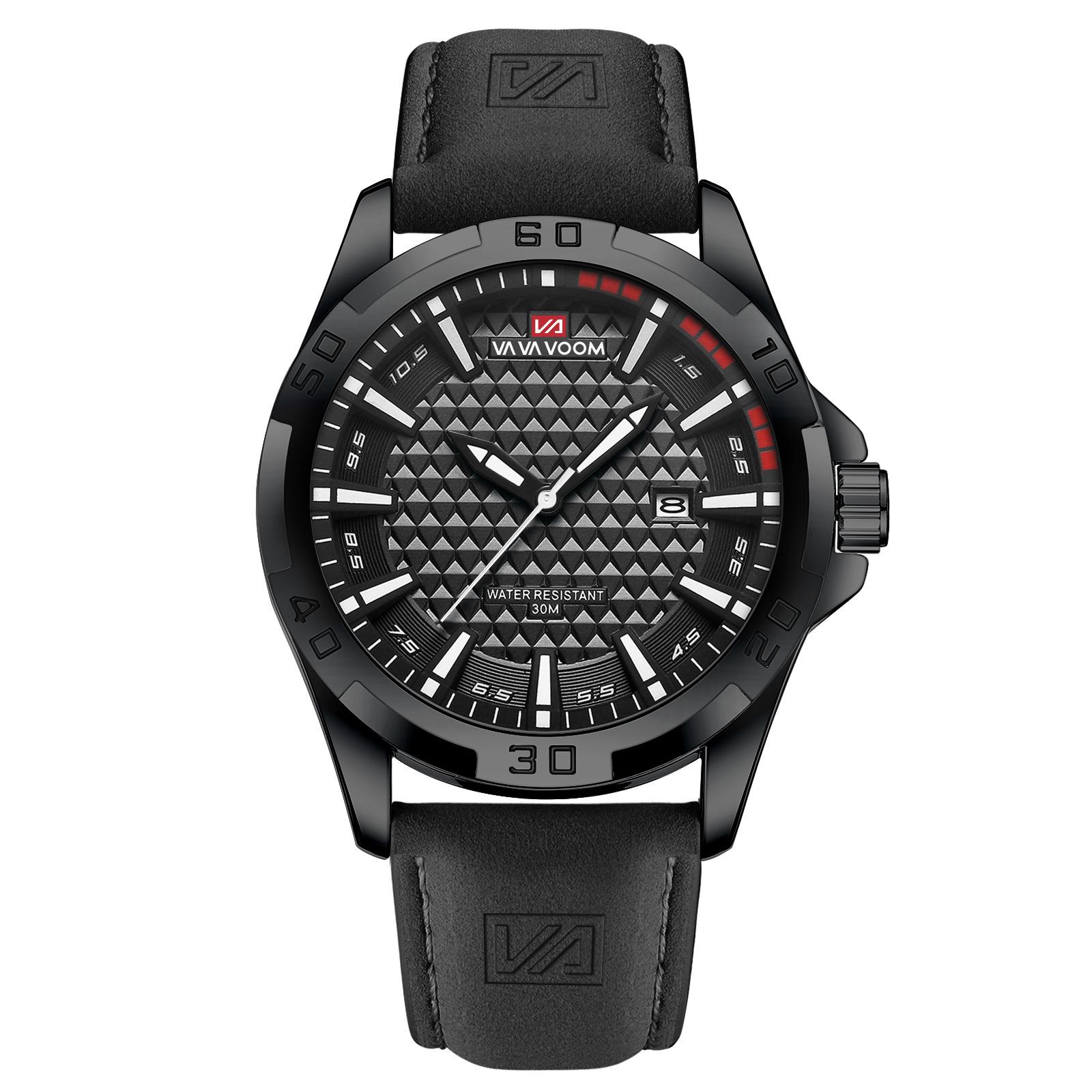 VA VOOM Men s Quartz Watches 30m Waterproof Quartz Watch Large Dial Luminous with Calendar Fashion Watch Men s Wristwatch Stainless Steel Leather Band Leather чёрный/серебряный
VA VOOM Men s Quartz Watches 30m Waterproof Quartz Watch Large Dial Luminous with Calendar Fashion Watch Men s Wristwatch Stainless Steel Leather Band Leather чёрный/серебряный