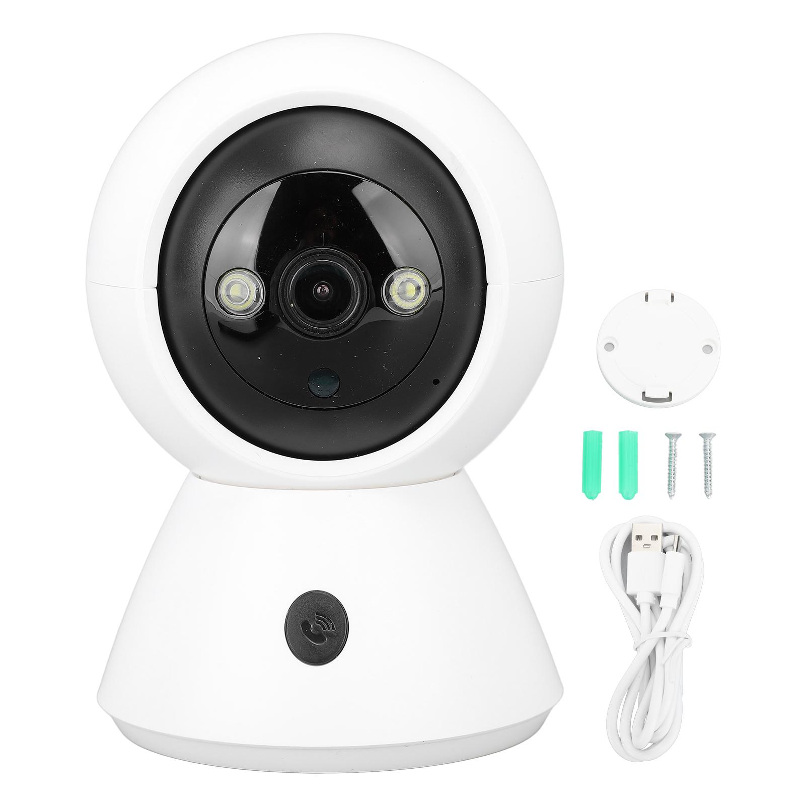 Pan Tilt Security Camera 2 MP 1080P HD 2 Way Audio Smart Color Night Vision Ng Indoor Wifi Home
Pan Tilt Security Camera 2 MP 1080P HD 2 Way Audio Smart Color Night Vision Ng Indoor Wifi Home