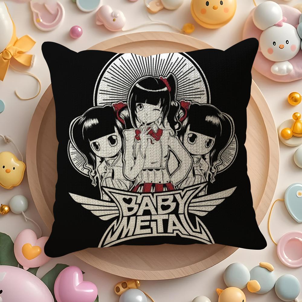 Hot Rock Band BBABYMETAL Pillow Case Sofa Living Room Bedroom Headboard Backrest Cushion Square Cushion 30X30cm
Hot Rock Band BBABYMETAL Pillow Case Sofa Living Room Bedroom Headboard Backrest Cushion Square Cushion 30X30cm