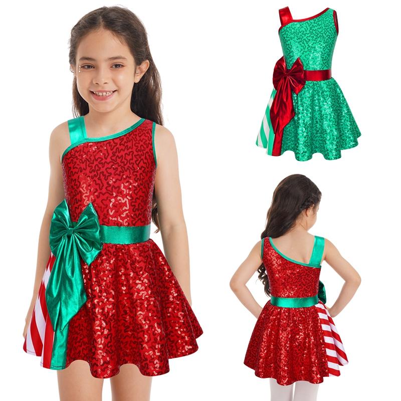 Kids Girls Christmas Costume Striped Patchwork Sleeveless Dress for Cosplay Party Stage Performance 3-4 Years зелений
Kids Girls Christmas Costume Striped Patchwork Sleeveless Dress for Cosplay Party Stage Performance 3-4 Years зелений