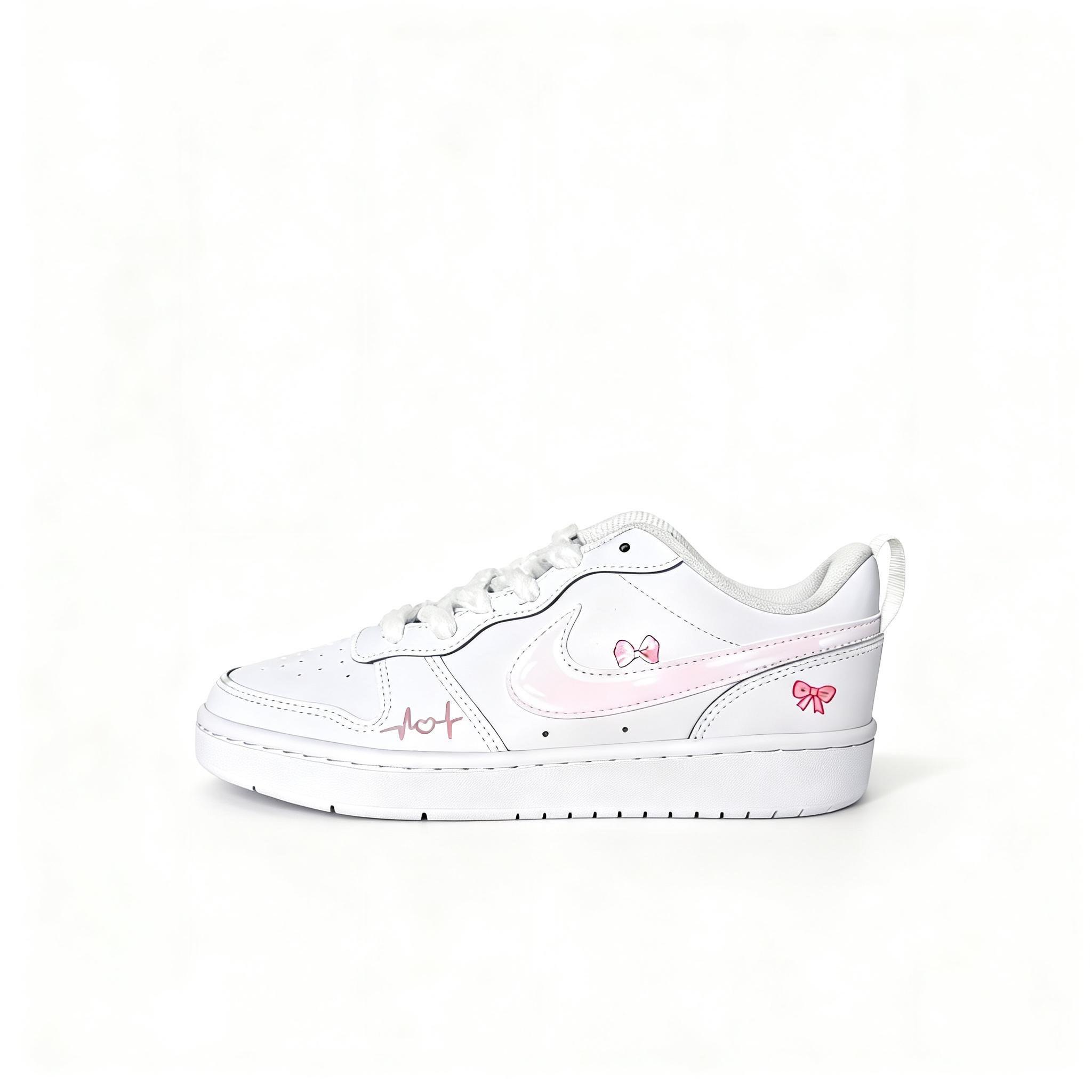Nike Court Borough Heartbeat Pink Butterfly Leather Slip Resistant Cushioning Abrasion Resistant Low top BQ5448-100(team1670-) 35.5
Nike Court Borough Heartbeat Pink Butterfly Leather Slip Resistant Cushioning Abrasion Resistant Low top BQ5448-100(team1670-) 35.5