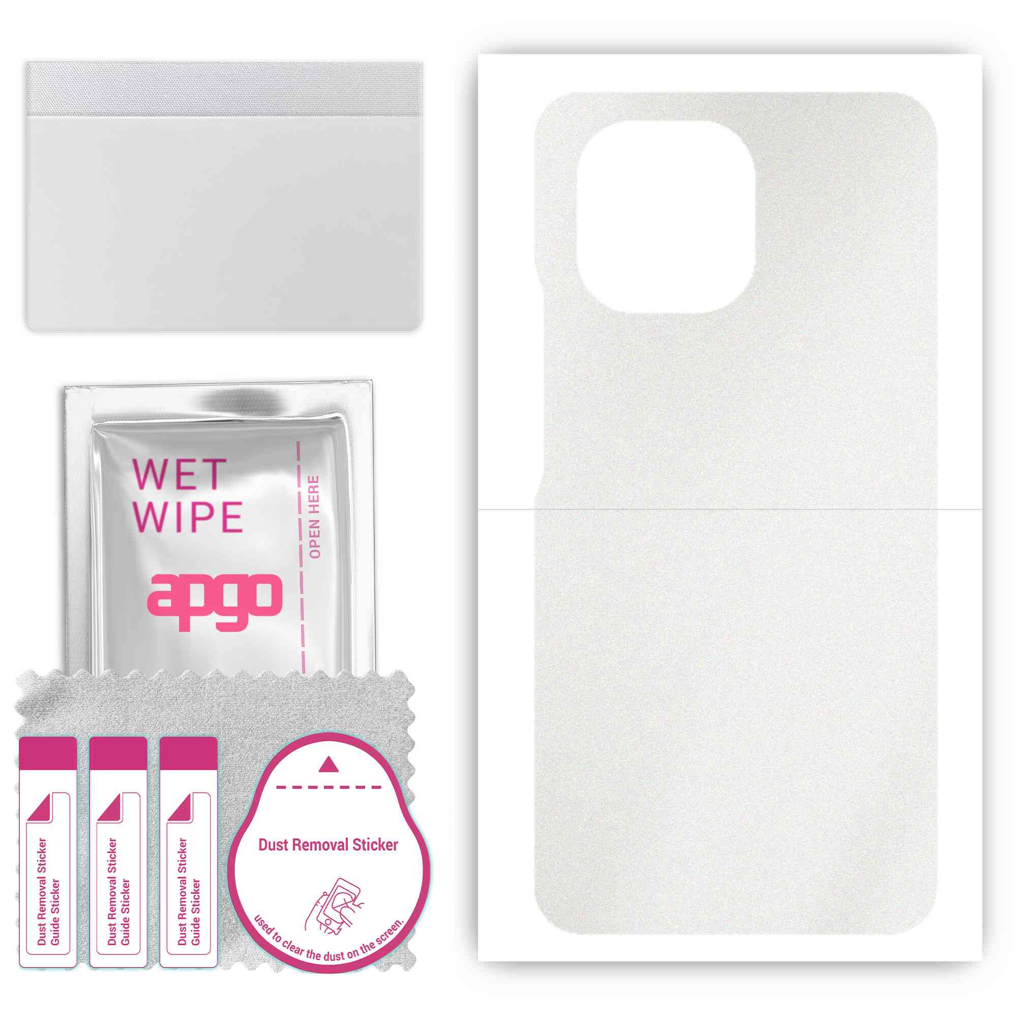 apgo Protective Skin Sticker for the back compatible with Xiaomi Mi 11, Wrap Film, Foil, Vinyl - Pattern Matte Transparent
apgo Protective Skin Sticker for the back compatible with Xiaomi Mi 11, Wrap Film, Foil, Vinyl - Pattern Matte Transparent