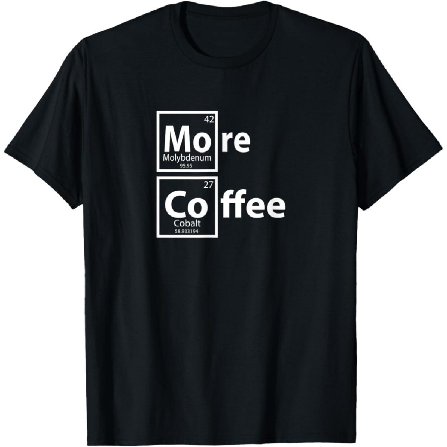 More Coffee aesthetic chemical elements periodic tabel T-Shirt XXXXXL чорний
More Coffee aesthetic chemical elements periodic tabel T-Shirt XXXXXL чорний