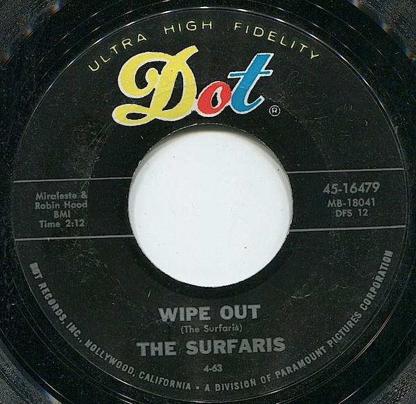 7inch Record SURFARIS - Wipe Out / Surfer Joe 4516479 Dot Records 1963 US Rock Used
7inch Record SURFARIS - Wipe Out / Surfer Joe 4516479 Dot Records 1963 US Rock Used