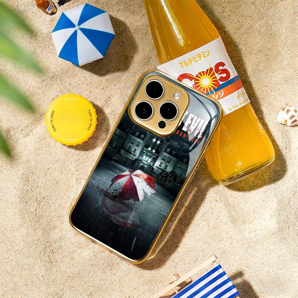Hot Classic Evil Umbrella pattern Phone Case For iphone 17 16 15 14 13 12 11Pro Plus Max Gold-plated glass Phone Case iPhone 11 Pro Max
Hot Classic Evil Umbrella pattern Phone Case For iphone 17 16 15 14 13 12 11Pro Plus Max Gold-plated glass Phone Case iPhone 11 Pro Max