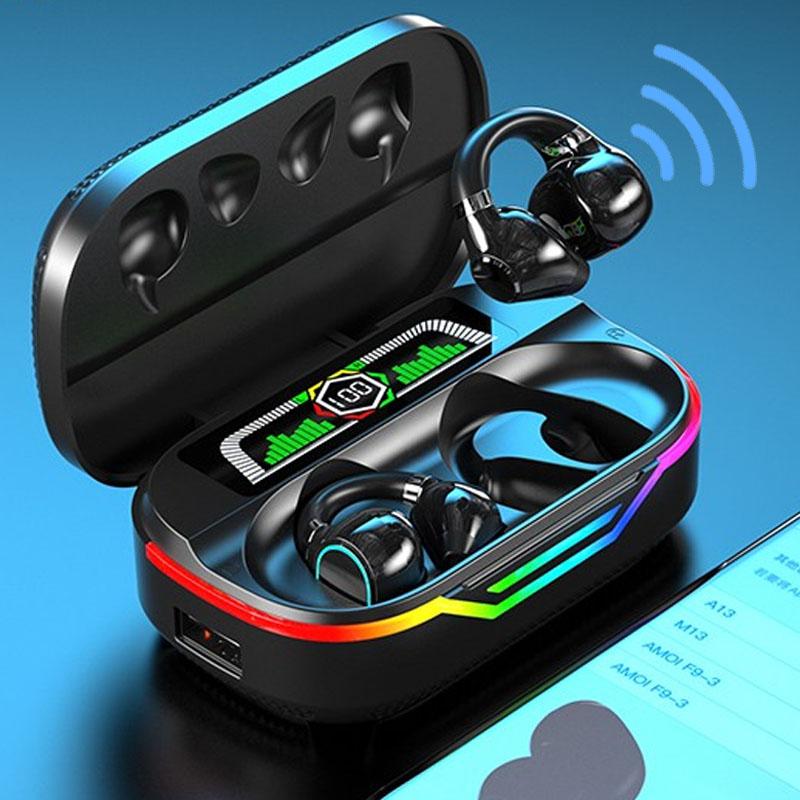 Bluetooth 5.3 Наушники 9D HIFI Стереогарнитура со светодиодным дисплеем Зарядный футляр Беспроводные наушники для звонков без рук
Bluetooth 5.3 Наушники 9D HIFI Стереогарнитура со светодиодным дисплеем Зарядный футляр Беспроводные наушники для звонков без рук