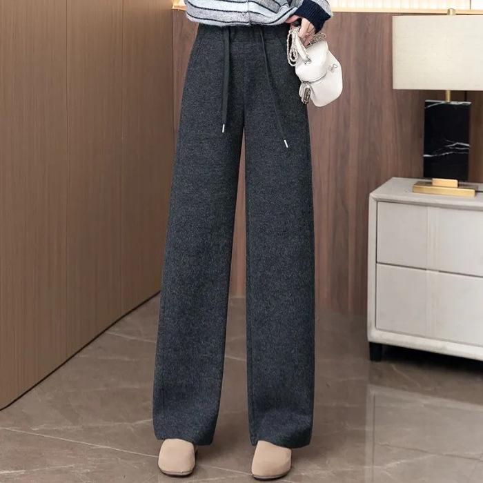 Women s Plus Velvet Thickened High Waist Wide-Leg Pants - Warm, Elastic, Slimming, Casual Straight-Leg for Autumn/Winter. 2X-Large темно-сірий
Women s Plus Velvet Thickened High Waist Wide-Leg Pants - Warm, Elastic, Slimming, Casual Straight-Leg for Autumn/Winter. 2X-Large темно-сірий