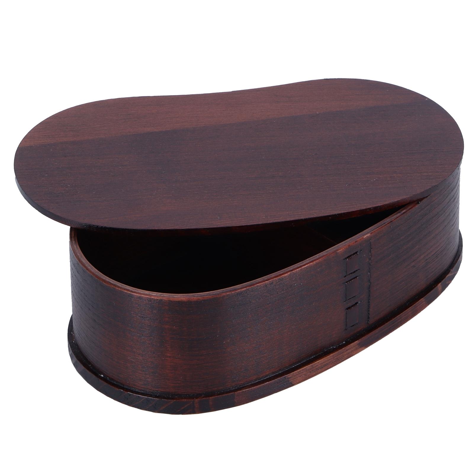 Portable Lunch Box Set Japanese Wooden Food Storage Container for Home Picnic 17x9cmPainted
Portable Lunch Box Set Japanese Wooden Food Storage Container for Home Picnic 17x9cmPainted