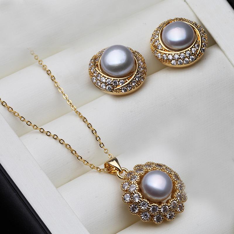 Wedding Natural Freshwater Pearl Necklace and Earrings For Women,Boho Pearl Jewelry Set Mother Wife Birthday Gift White Black
Wedding Natural Freshwater Pearl Necklace and Earrings For Women,Boho Pearl Jewelry Set Mother Wife Birthday Gift White Black