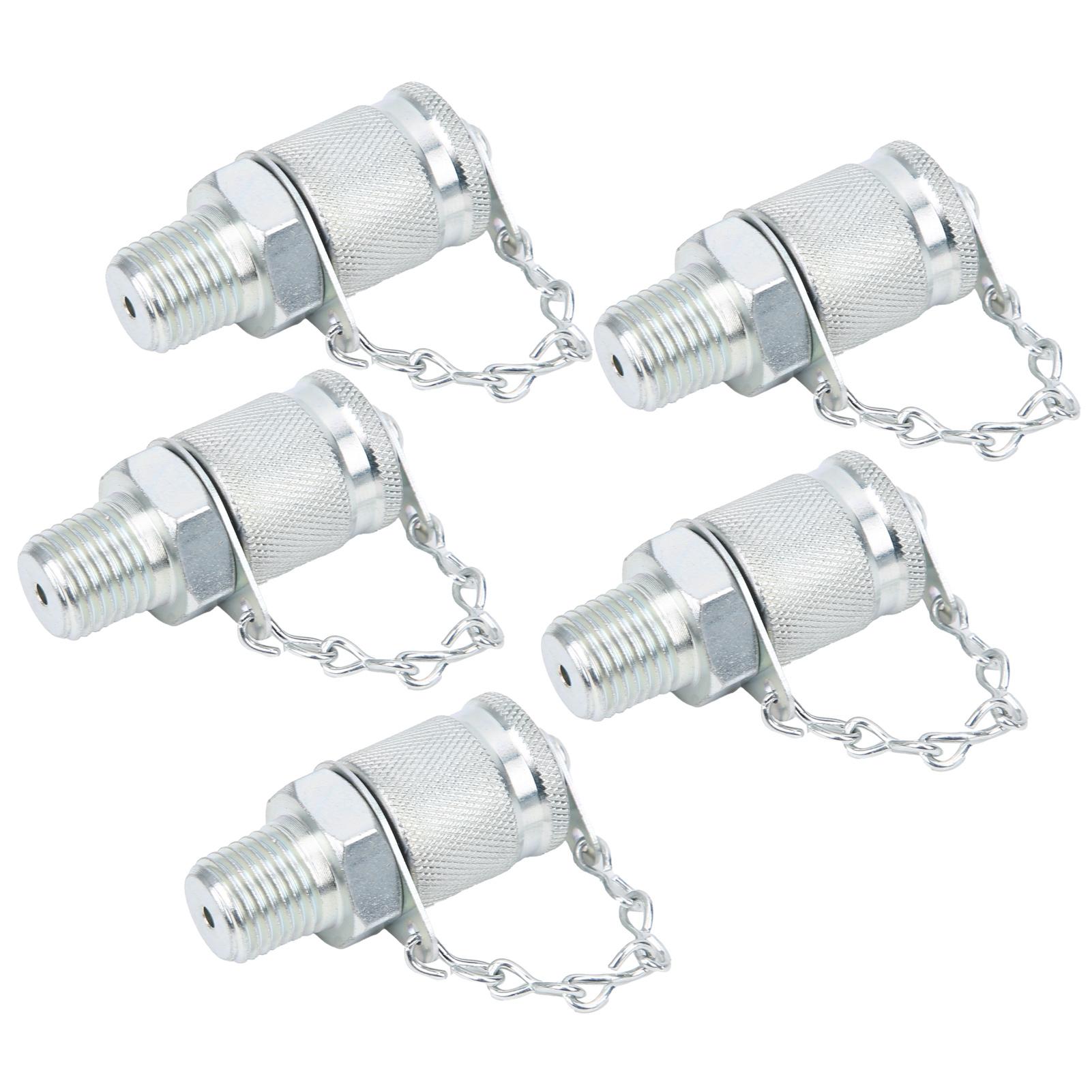 5 шт. Гідравлічний випробувальний адаптер Різьбова випробувальна муфта З єднувачі Вимірювання тиску PTPPTNPT14
5 шт. Гідравлічний випробувальний адаптер Різьбова випробувальна муфта З єднувачі Вимірювання тиску PTPPTNPT14