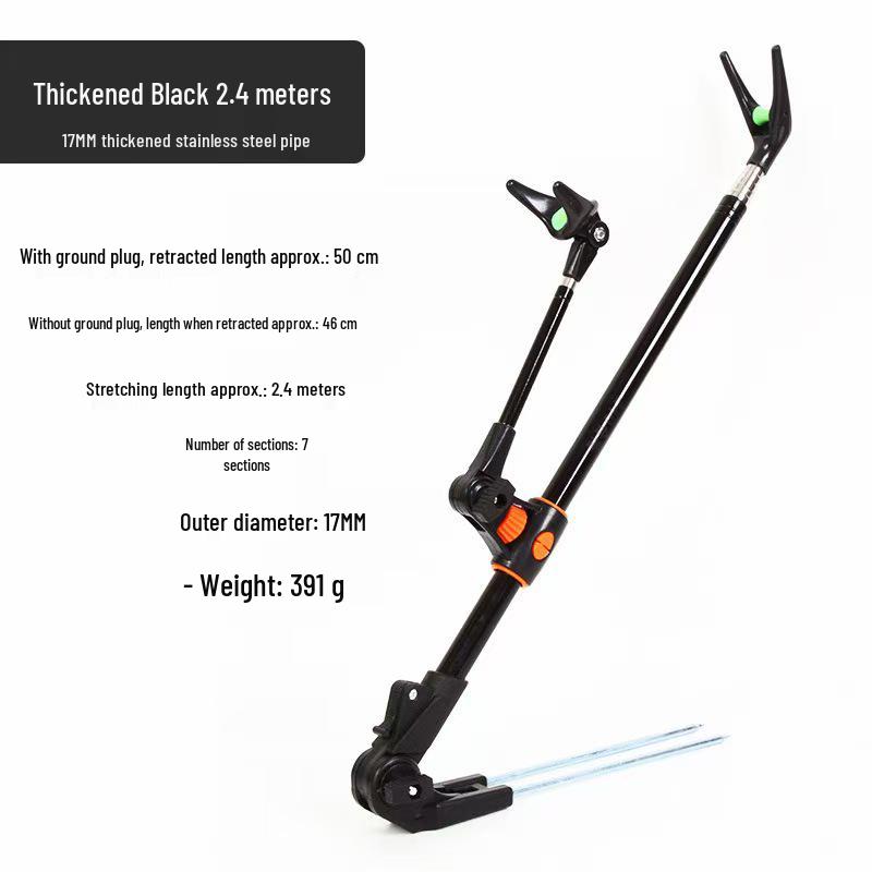 Stainless Steel & Aluminum Fishing Rod Holder - Portable Ground Insert Stand Cannon Platform Stand
Stainless Steel & Aluminum Fishing Rod Holder - Portable Ground Insert Stand Cannon Platform Stand