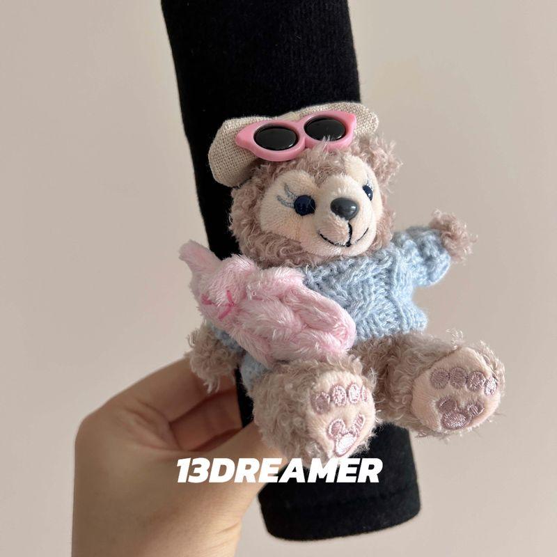 Cartoon Cute Sunglasses Duffy Bear Rose Car Safety Belt Shoulder Pad Cover Fun Safety Belt Anti-Strangulation Neck Car Interior Decoration Pink
Cartoon Cute Sunglasses Duffy Bear Rose Car Safety Belt Shoulder Pad Cover Fun Safety Belt Anti-Strangulation Neck Car Interior Decoration Pink