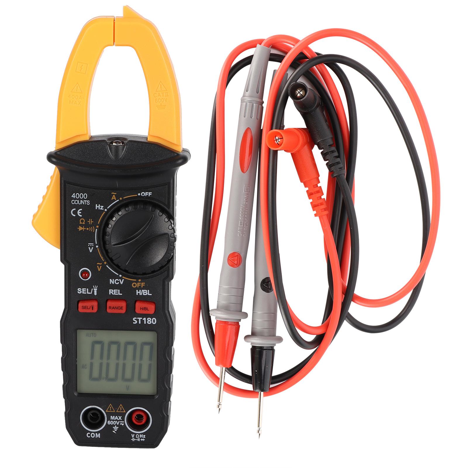 ST180 Digital Clamp Multimeter ACDC Voltage Meter Intelligent Ammeter Voltmeter Ohmmeter
ST180 Digital Clamp Multimeter ACDC Voltage Meter Intelligent Ammeter Voltmeter Ohmmeter