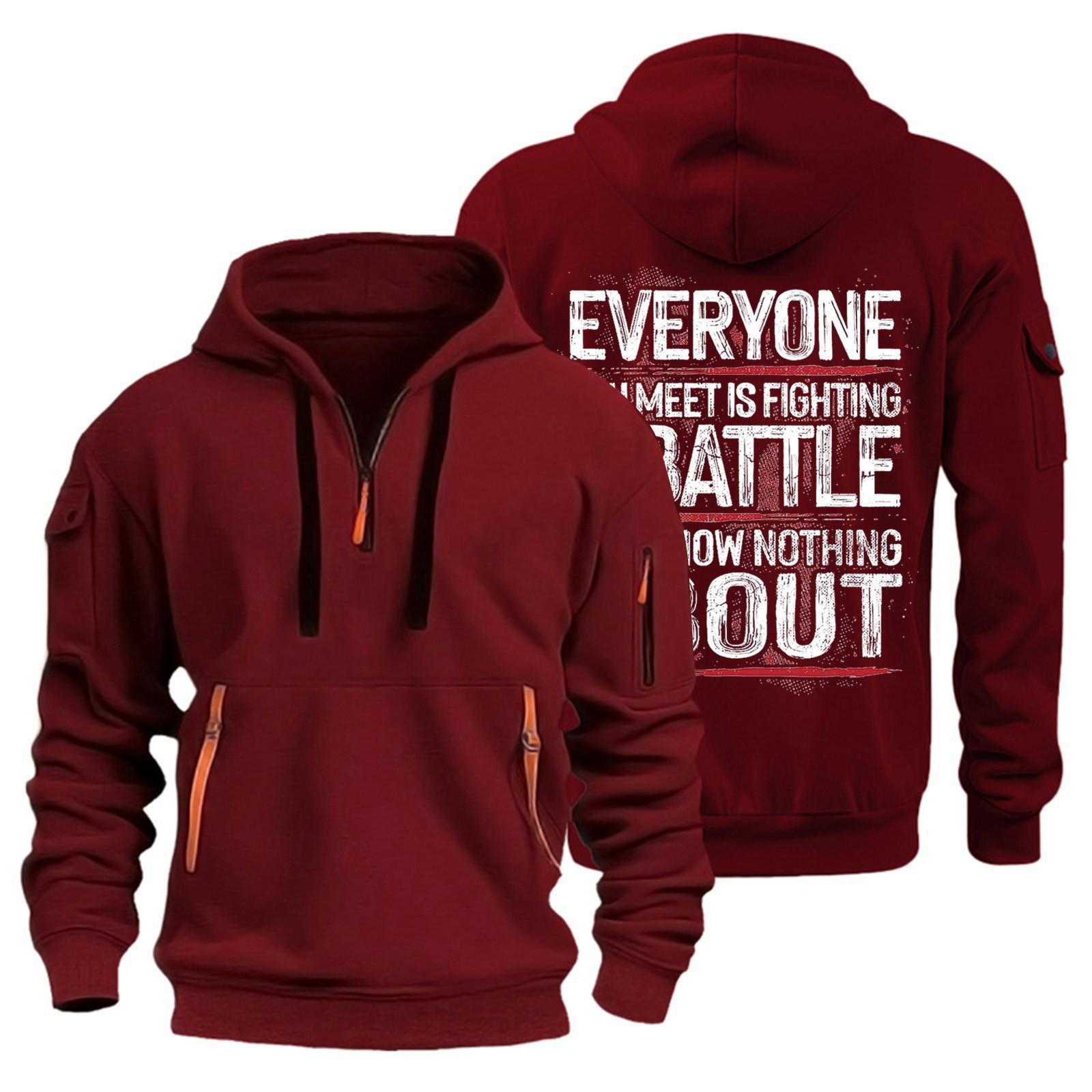 Мужская толстовка с капюшоном с принтом, кардиган на молнии с карманом на рукаве, мужская спортивная повседневная толстовка большого размера XL винный
Мужская толстовка с капюшоном с принтом, кардиган на молнии с карманом на рукаве, мужская спортивная повседневная толстовка большого размера XL винный