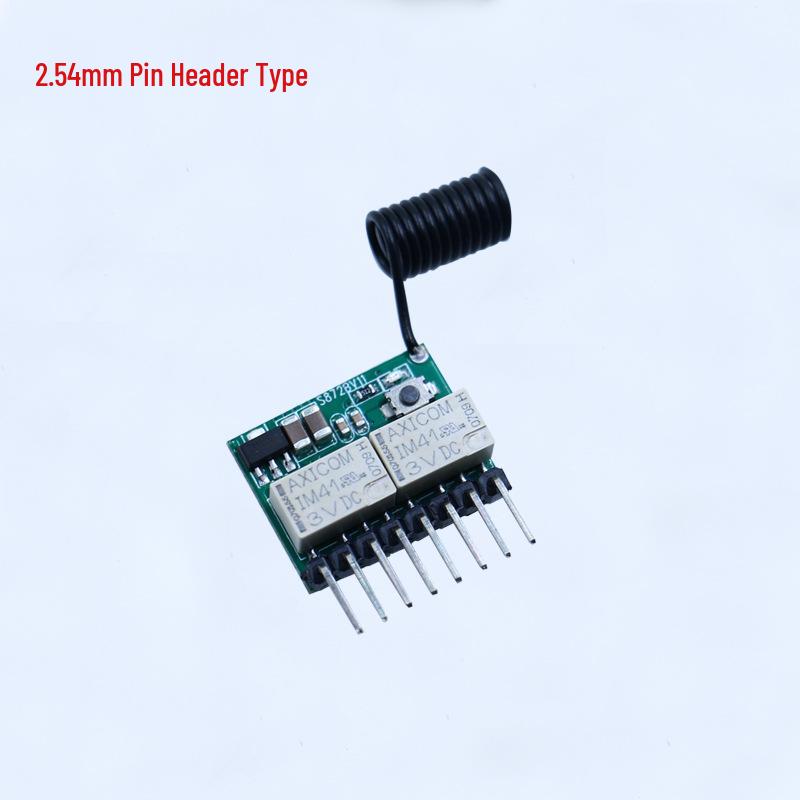 S-872B Micro Wireless Remote Switch, 3.7V-12V Battery, 2-Channel Relay Passive Signal
S-872B Micro Wireless Remote Switch, 3.7V-12V Battery, 2-Channel Relay Passive Signal