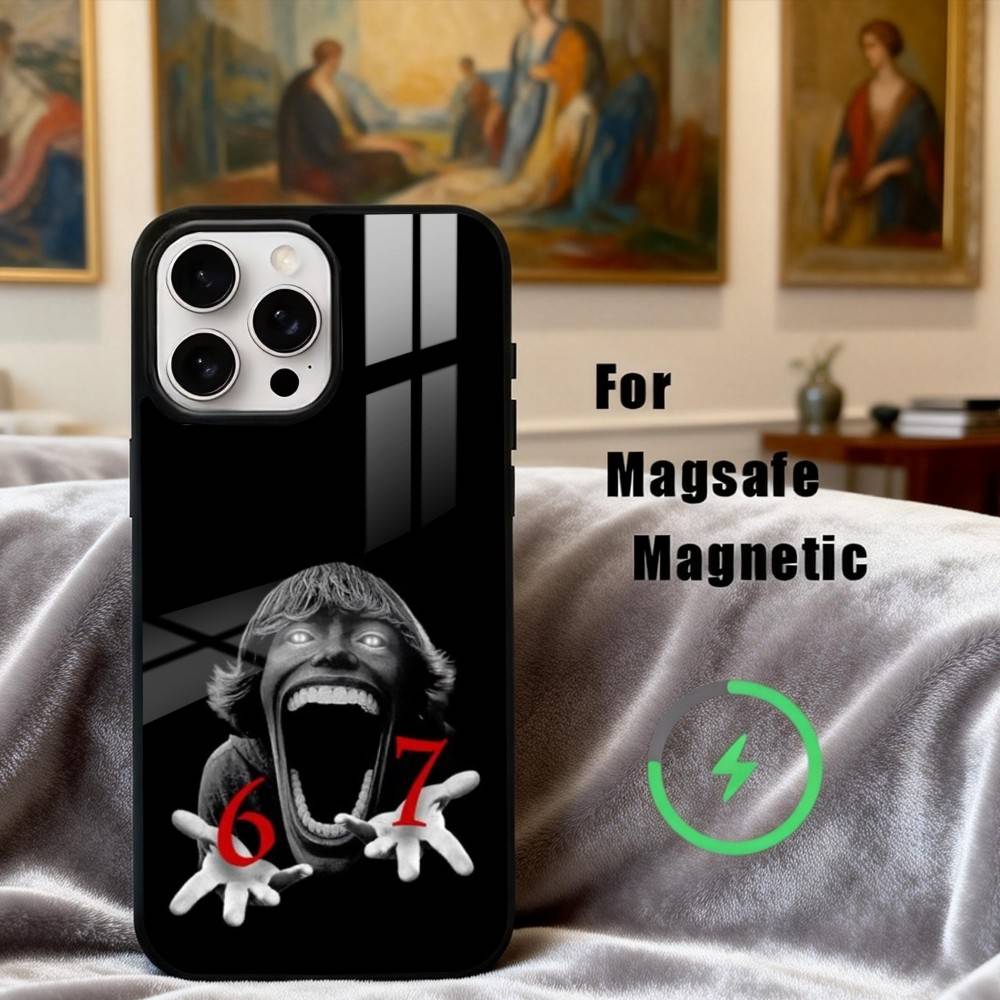 ART 67 S-SIX-X S-SEVEN-N Phone Case For iPhone17,16,15,14,13,12,11 Plus,Pro Max Magnetic For Magsafe Wireless Charging iPhone16PROMAX
ART 67 S-SIX-X S-SEVEN-N Phone Case For iPhone17,16,15,14,13,12,11 Plus,Pro Max Magnetic For Magsafe Wireless Charging iPhone16PROMAX