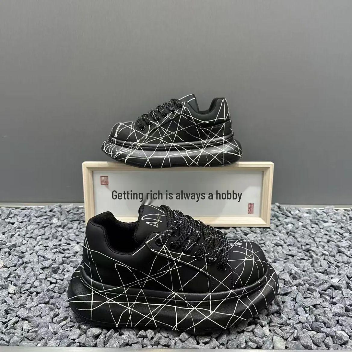 2025 Trendy European Men s Height-Boosting, Wear-Resistant Casual Sneakers with Soft Sole 43 чорний
2025 Trendy European Men s Height-Boosting, Wear-Resistant Casual Sneakers with Soft Sole 43 чорний