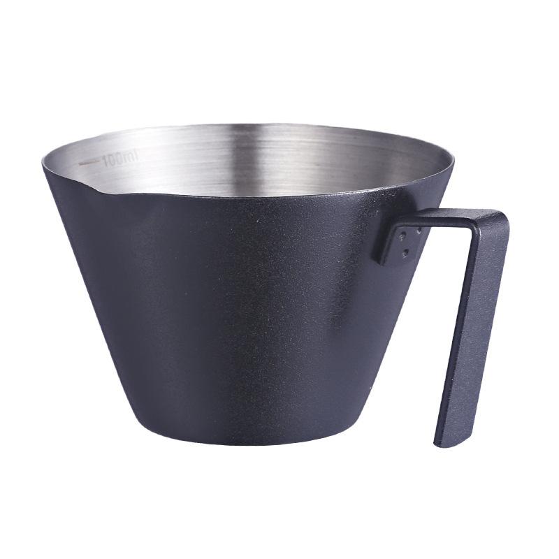 Thickened 304 Stainless Steel Coffee Extraction Cup with Graduated Pointed Tip Milk Cup and Stainless Steel Concentration Cup 100ml чорний
Thickened 304 Stainless Steel Coffee Extraction Cup with Graduated Pointed Tip Milk Cup and Stainless Steel Concentration Cup 100ml чорний