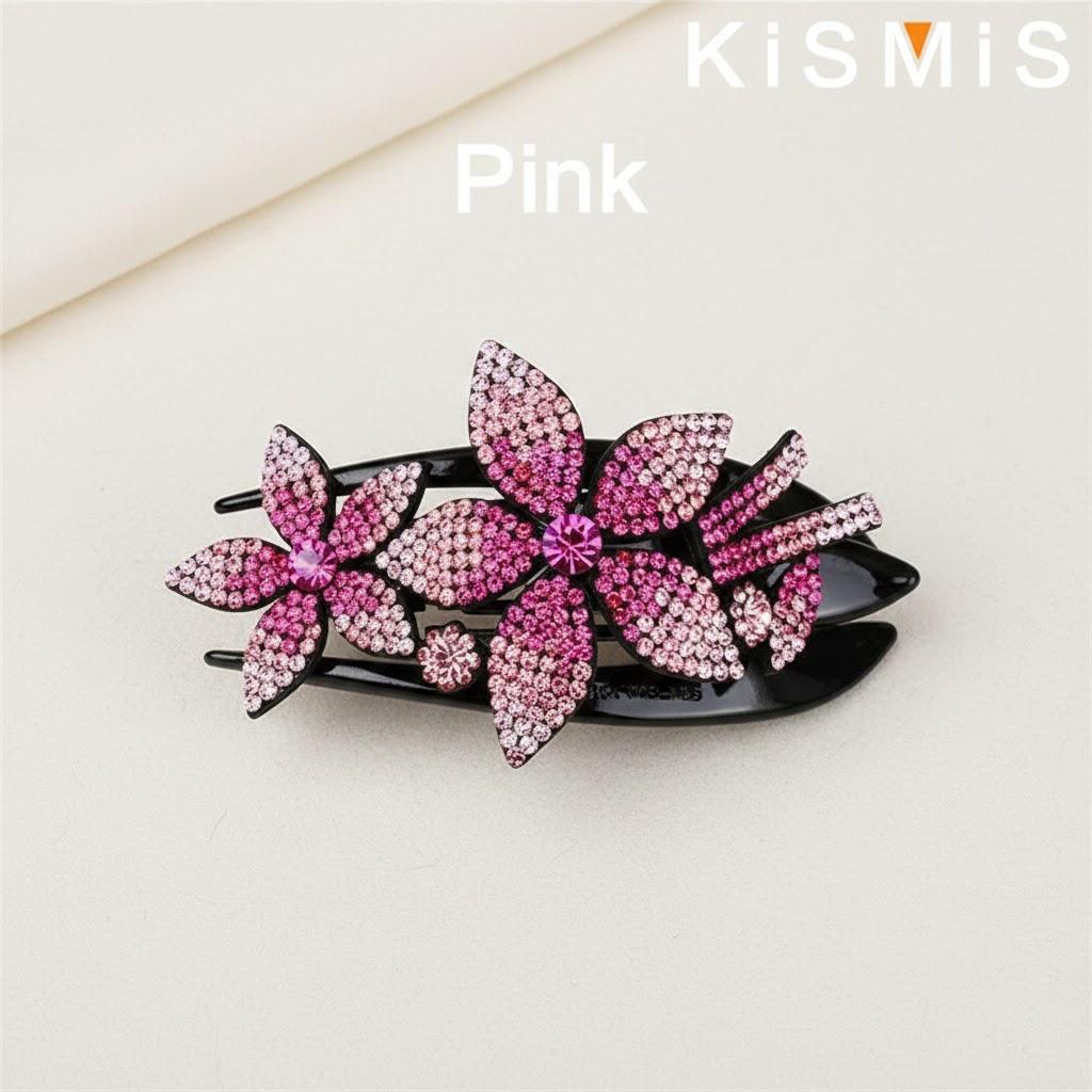 Colorful Rhinestone Hair Clip Double Temperament Ponytail Clip Top Clip Spring Clip Women Accessories рожевий
Colorful Rhinestone Hair Clip Double Temperament Ponytail Clip Top Clip Spring Clip Women Accessories рожевий