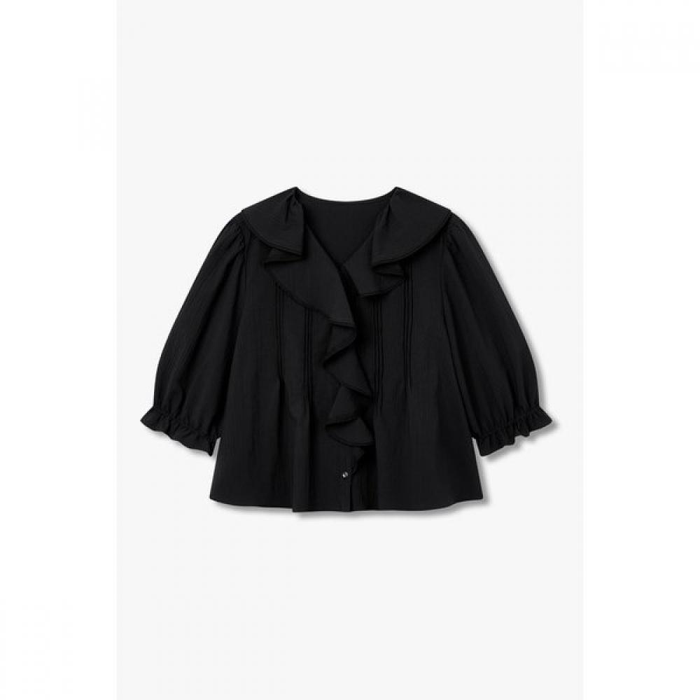 Vov Sucker Frill Blouse 7156360001 black (99)/M(66)
Vov Sucker Frill Blouse 7156360001 black (99)/M(66)