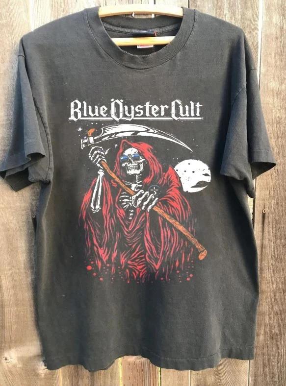 Summer Men s Pure Cotton Vintage Blue Oyster Cult T-shirt Stylish Loose and Breathable Suitable for Everyday Wear S разноцветный
Summer Men s Pure Cotton Vintage Blue Oyster Cult T-shirt Stylish Loose and Breathable Suitable for Everyday Wear S разноцветный