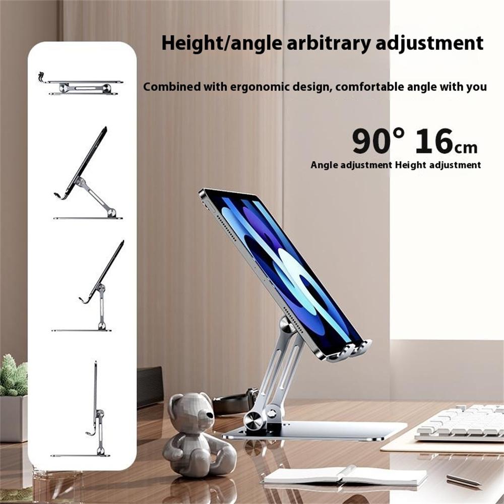 J18S Alloy Steel Live Streaming Phone Tablet Stand 360 Degree Rotation Desktop Holder Silver
J18S Alloy Steel Live Streaming Phone Tablet Stand 360 Degree Rotation Desktop Holder Silver