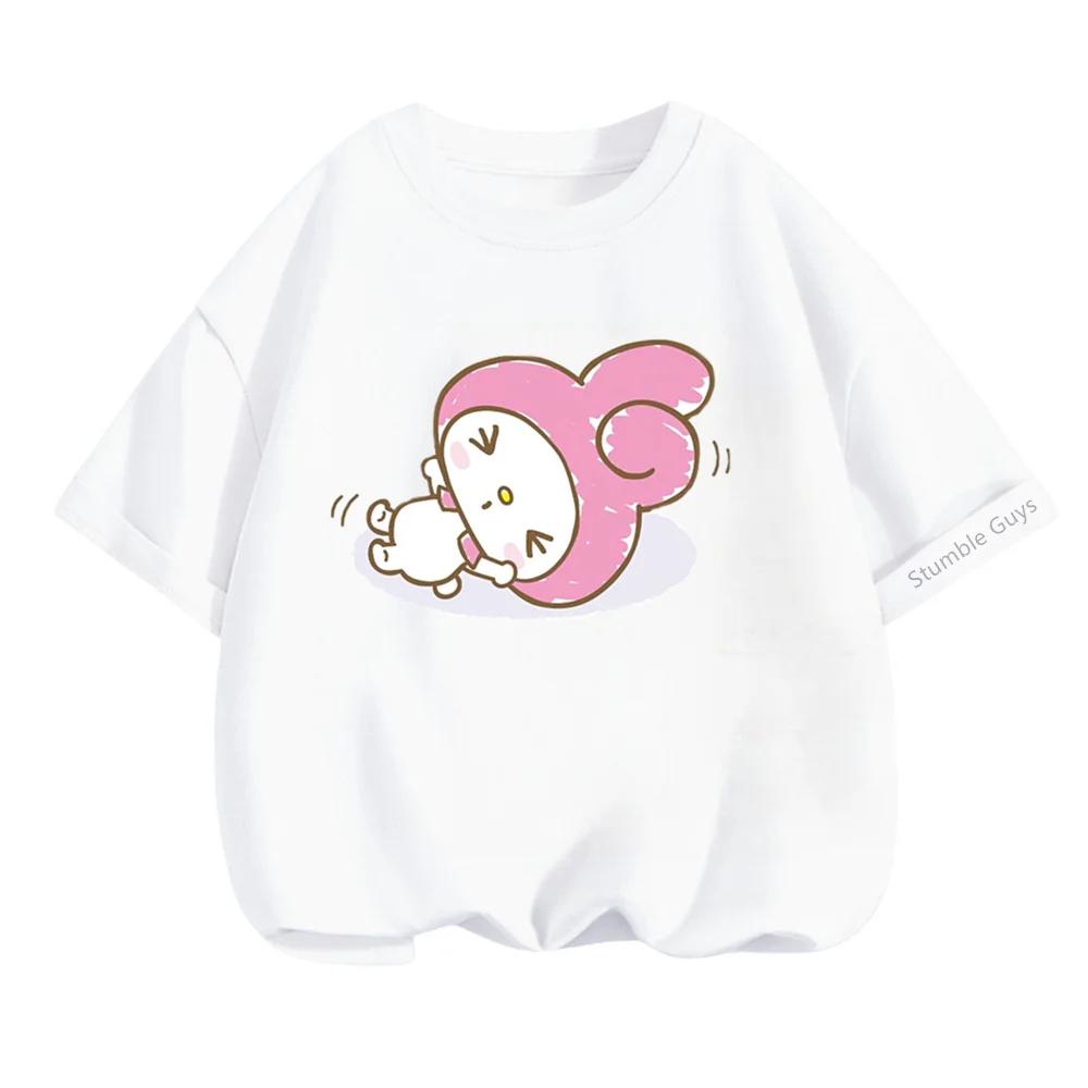 Новая летняя модная милая детская футболка с принтом My Melody - Мультяшная повседневная с коротким рукавом 100
Новая летняя модная милая детская футболка с принтом My Melody - Мультяшная повседневная с коротким рукавом 100