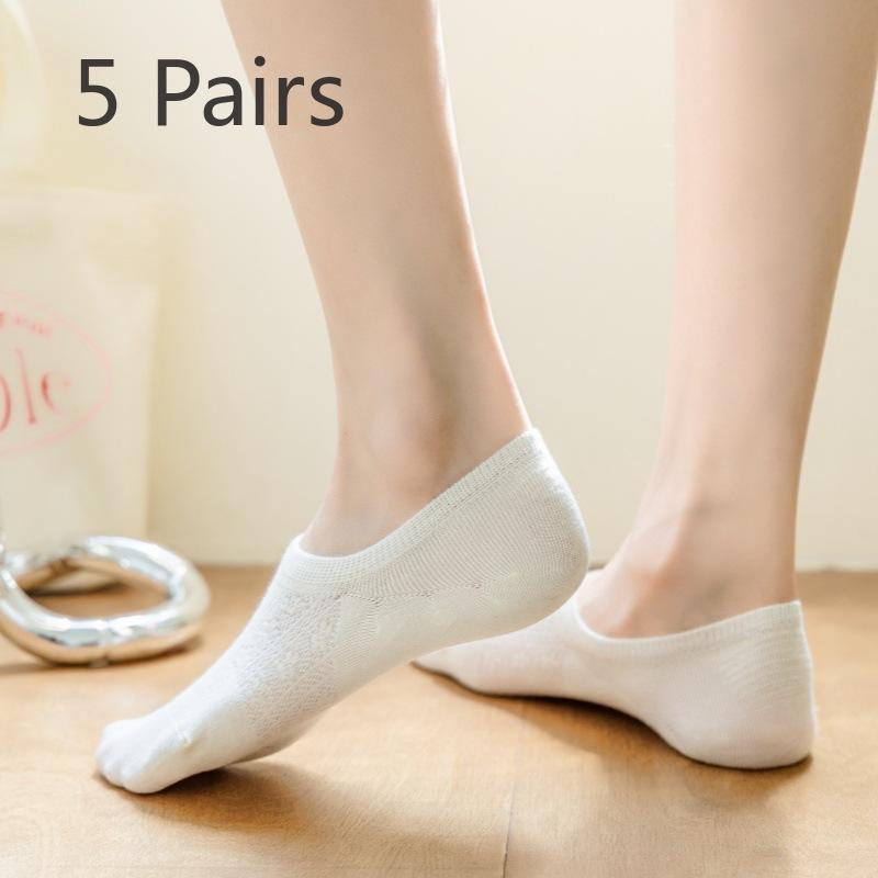 5 пар женских летних носков чисто белого цвета с ажурной сеткой 5 Pairs белый
5 пар женских летних носков чисто белого цвета с ажурной сеткой 5 Pairs белый