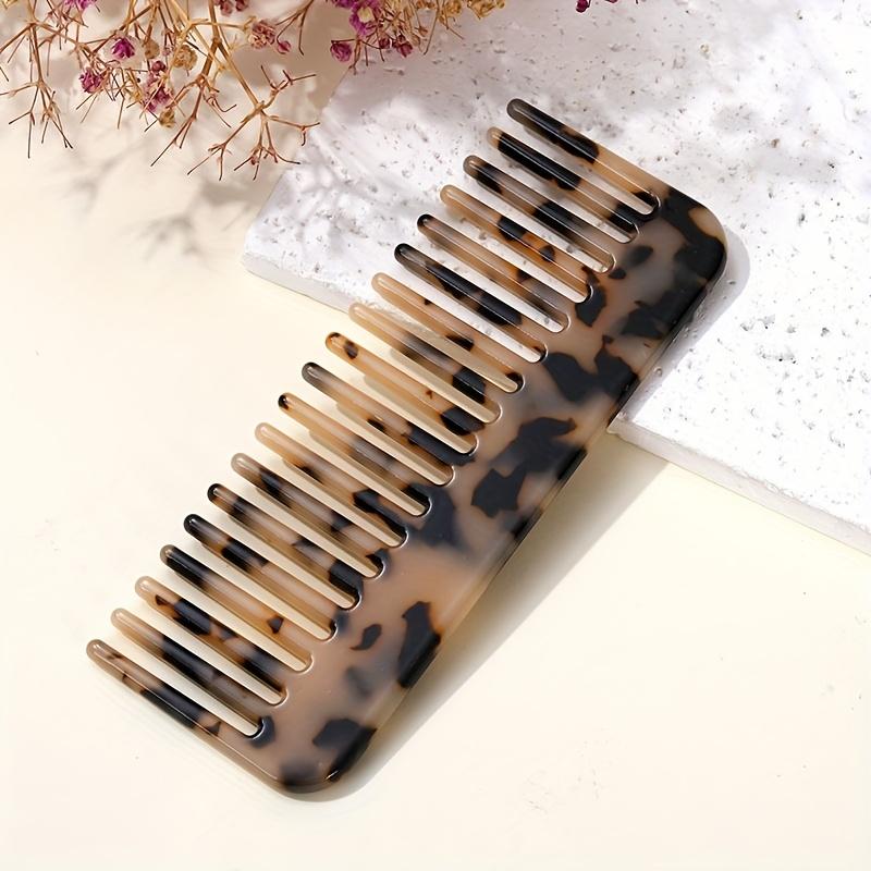 Colorful Wide-tooth 1pc Mini Acetic Acid Comb, Plastic Bristle, Styling Tool for Curly, Thick, Long, Wet Hair, Normal Hair Type
Colorful Wide-tooth 1pc Mini Acetic Acid Comb, Plastic Bristle, Styling Tool for Curly, Thick, Long, Wet Hair, Normal Hair Type
