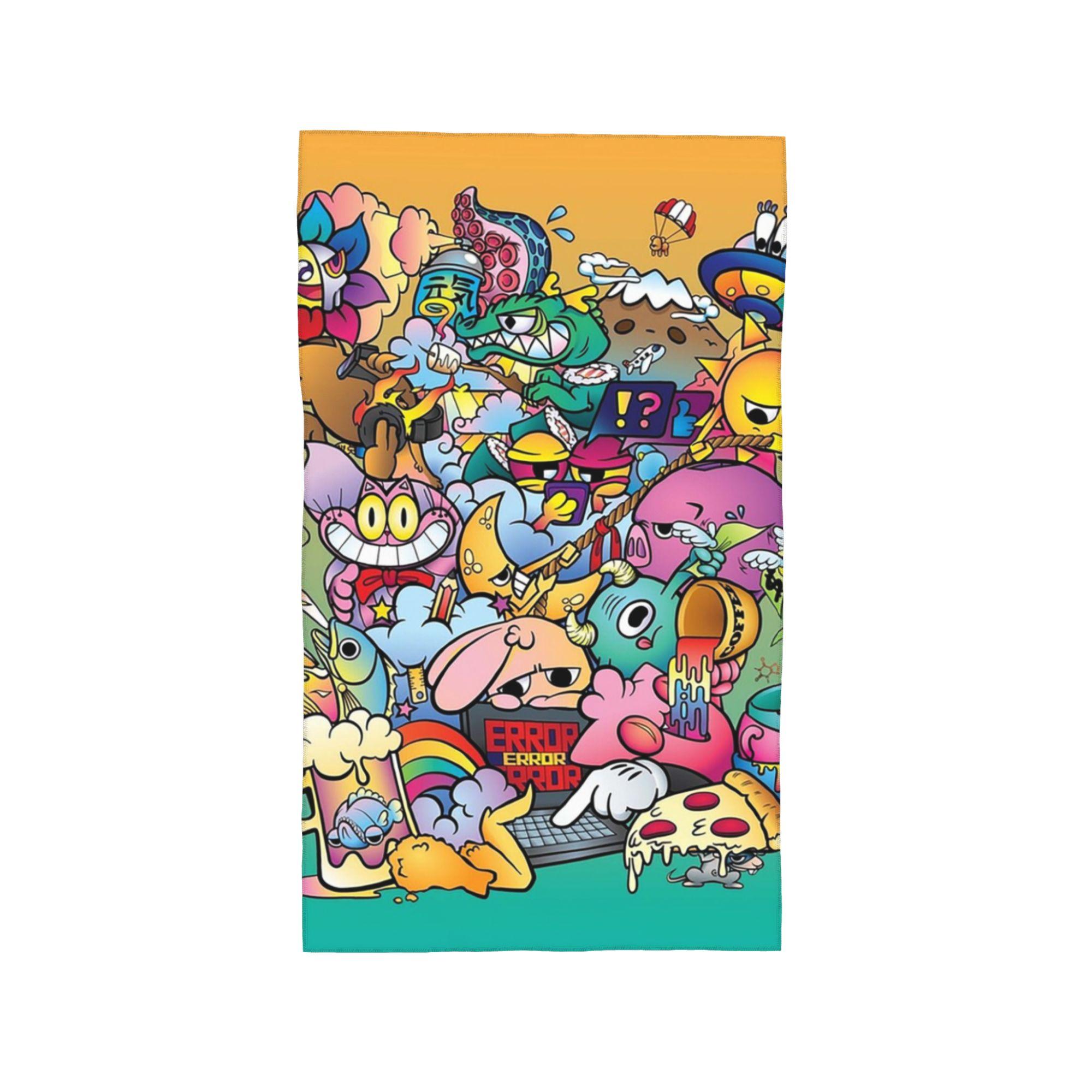 Things in Life cute colorful vexx style doodle Soft Face Towel Quick Dry Pool Bath Cotton Towels Absorbent W30*H60(CM)
Things in Life cute colorful vexx style doodle Soft Face Towel Quick Dry Pool Bath Cotton Towels Absorbent W30*H60(CM)